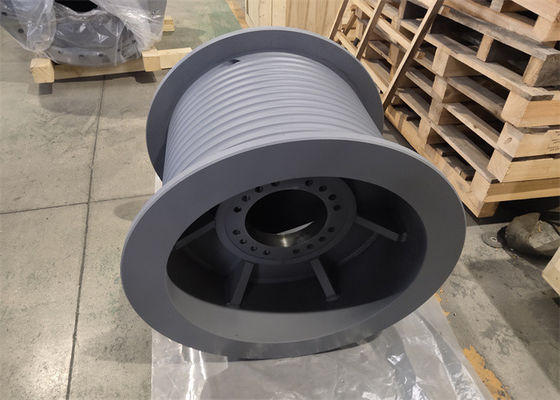 Variable Speed Steel Winch Drum With 1 To 80 Rope Winding Layers