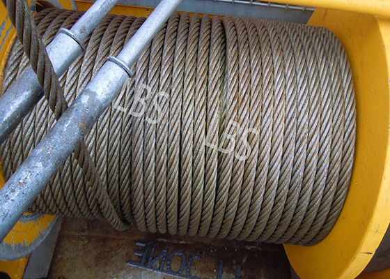 60r/Min Steel Q235 Electric Rope Winch Moveable  For Mining And Construction