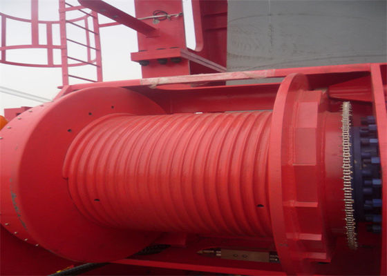 Single Grooved Drum Electric Marine Winch Slipway Winch Customized